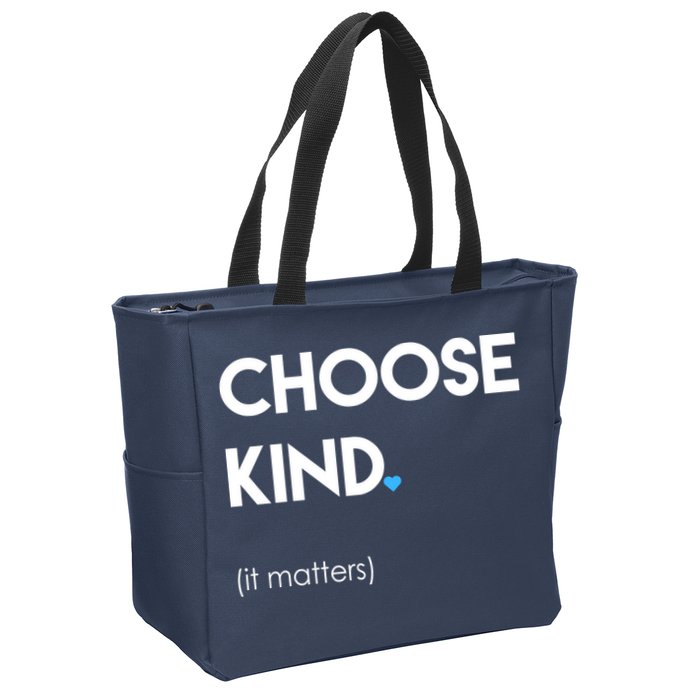 Choose Kind It Matters Zip Tote Bag