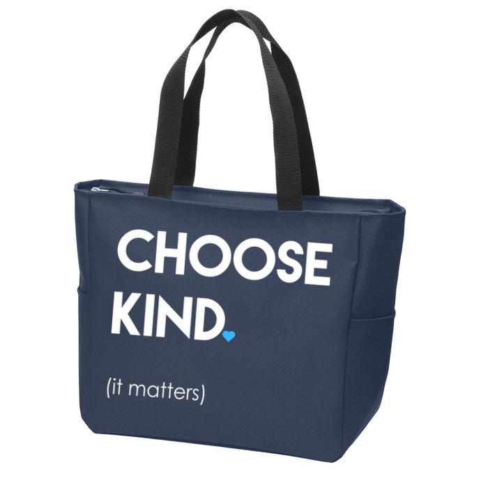 Choose Kind It Matters Zip Tote Bag