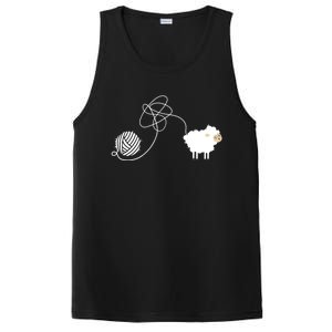 Crochet Knitter I Knitting Lover I Crocheting Sheep Great Gift PosiCharge Competitor Tank