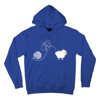 Crochet Knitter I Knitting Lover I Crocheting Sheep Great Gift Hoodie