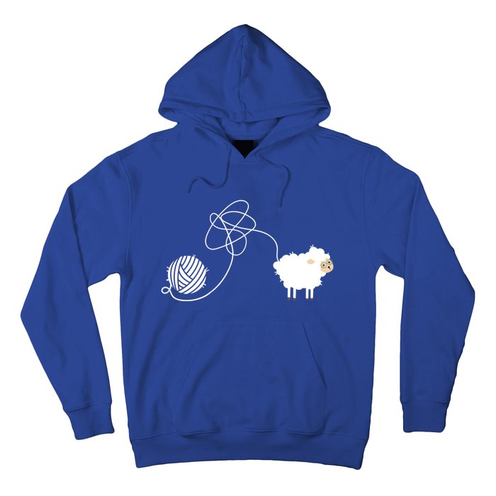 Crochet Knitter I Knitting Lover I Crocheting Sheep Great Gift Hoodie