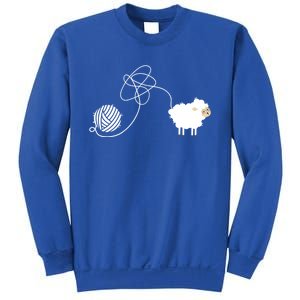 Crochet Knitter I Knitting Lover I Crocheting Sheep Great Gift Sweatshirt