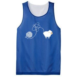 Crochet Knitter I Knitting Lover I Crocheting Sheep Great Gift Mesh Reversible Basketball Jersey Tank