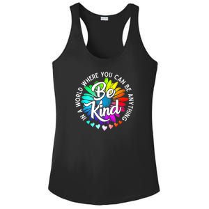 Choose Kindness In A World Where You Can Be Anything Be Kind Cute Daisy Flower R Ladies PosiCharge Competitor Racerback Tank