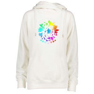 Choose Kindness In A World Where You Can Be Anything Be Kind Cute Daisy Flower R Womens Funnel Neck Pullover Hood