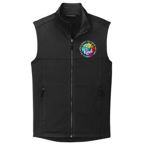 Choose Kindness In A World Where You Can Be Anything Be Kind Cute Daisy Flower R Collective Smooth Fleece Vest