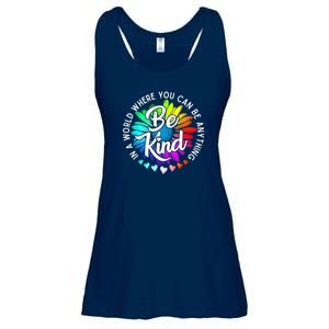 Choose Kindness In A World Where You Can Be Anything Be Kind Cute Daisy Flower R Ladies Essential Flowy Tank