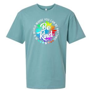 Choose Kindness In A World Where You Can Be Anything Be Kind Cute Daisy Flower R Sueded Cloud Jersey T-Shirt