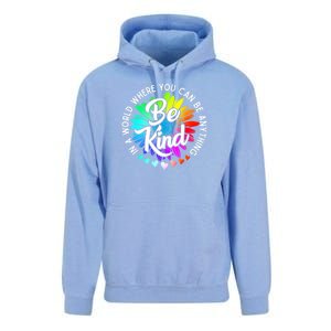 Choose Kindness In A World Where You Can Be Anything Be Kind Cute Daisy Flower R Unisex Surf Hoodie