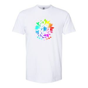 Choose Kindness In A World Where You Can Be Anything Be Kind Cute Daisy Flower R Softstyle CVC T-Shirt