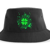 Celtic Knot Irish Shamrock Three Leaf Clover St Patricks Day Sustainable Bucket Hat