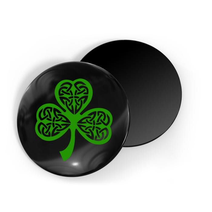 Celtic Knot Irish Shamrock Leaf Clover St Pats Day Magnet