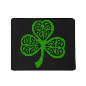 Celtic Knot Irish Shamrock Leaf Clover St Pats Day Mousepad