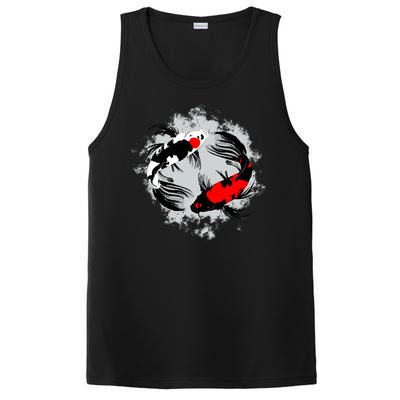 Cool Kawaii Japan Anime Koi Fish PosiCharge Competitor Tank