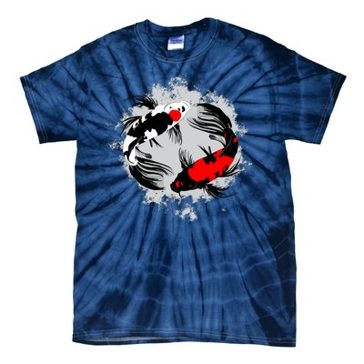 Cool Kawaii Japan Anime Koi Fish Tie-Dye T-Shirt