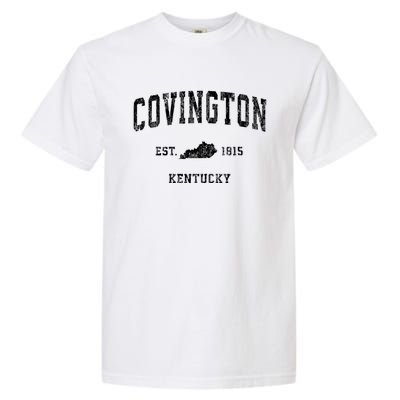 Covington Kentucky Ky Vintage Athletic Sports Garment-Dyed Heavyweight T-Shirt