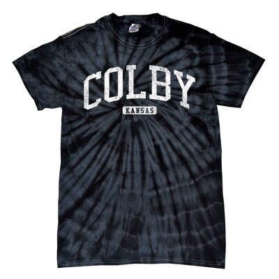 Colby Kansas Ks Js03 College University Style Tie-Dye T-Shirt