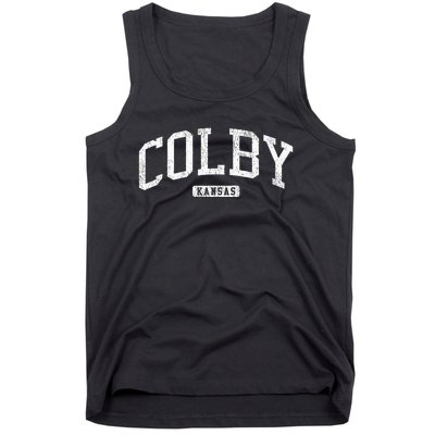 Colby Kansas Ks Js03 College University Style Tank Top