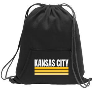 Cool Kc Kansas City Yellowwhite Striped Classic Kansas City Sweatshirt Cinch Pack Bag