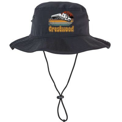 Crestwood Kentucky KY Tourism Semi Stuck on Railroad Tracks Legacy Cool Fit Booney Bucket Hat