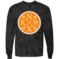 Cute Knox Knoxville Tennessee State Flag Orange Tie-Dye Long Sleeve Shirt