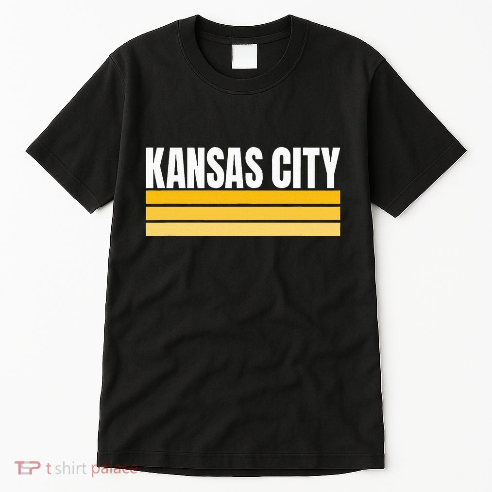 Cool Kc Kansas City Yellowwhite Striped Classic Kansas City Tall T-Shirt