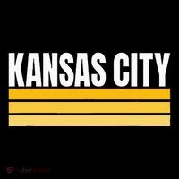 Cool Kc Kansas City Yellowwhite Striped Classic Kansas City Tall T-Shirt