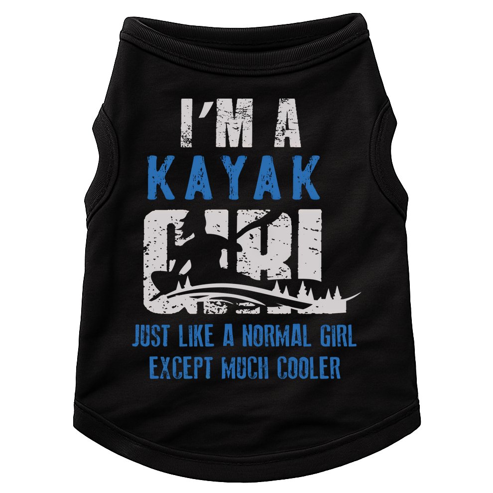 Cool Kayak Kayaking Boating Yak Water Sports Lover Gift Doggie Tank