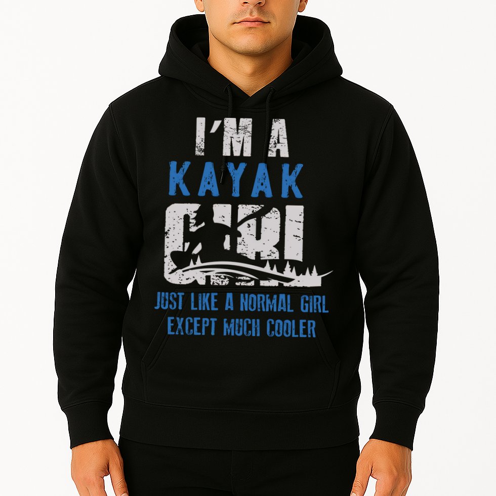 Cool Kayak Kayaking Boating Yak Water Sports Lover Gift Hoodie