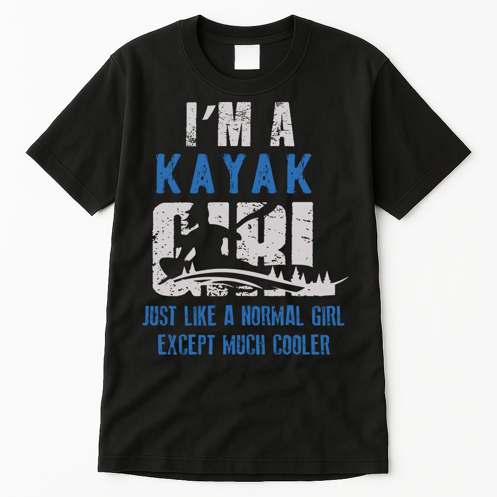 Cool Kayak Kayaking Boating Yak Water Sports Lover Gift Tall T-Shirt