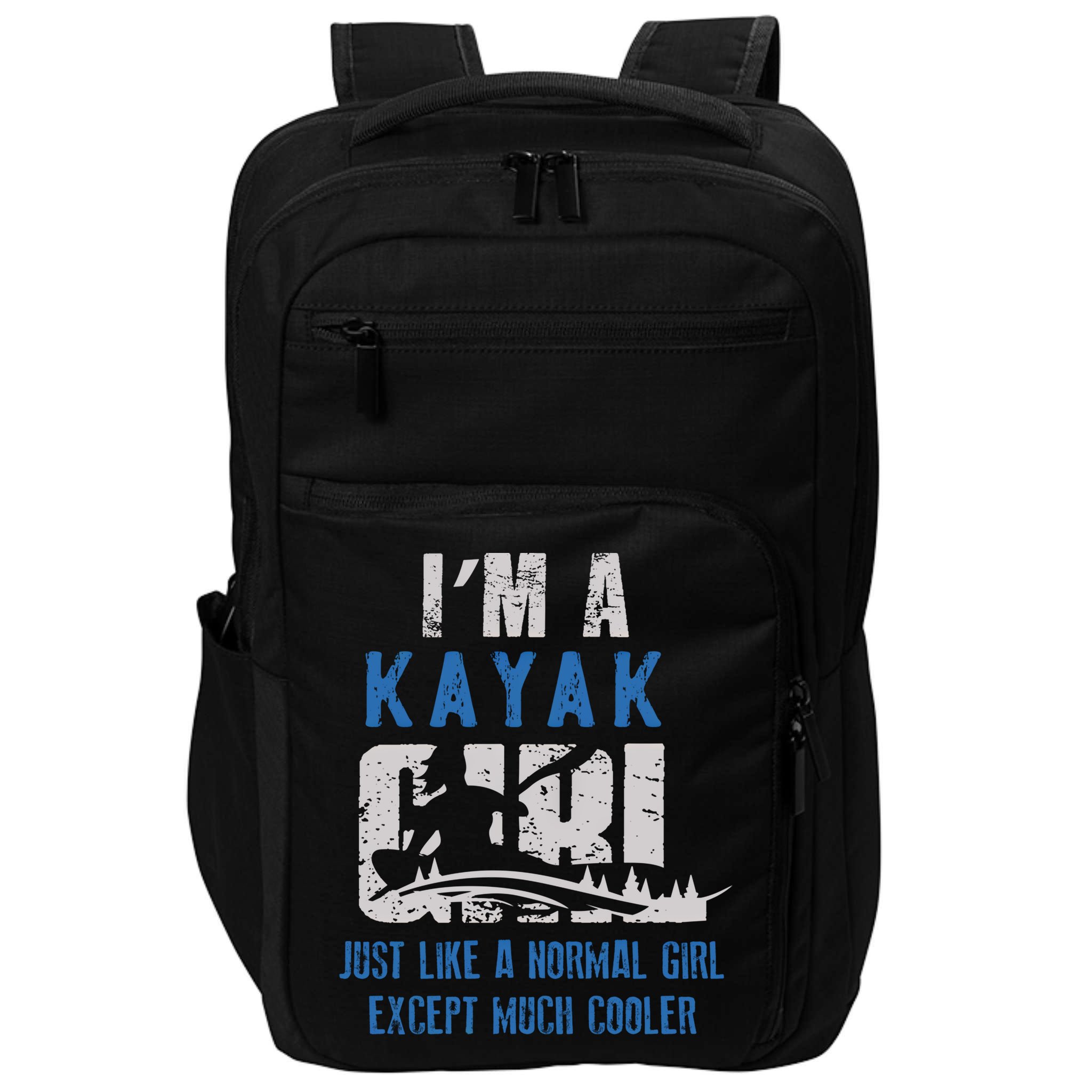 Cool Kayak Kayaking Boating Yak Water Sports Lover Gift Impact Tech Backpack