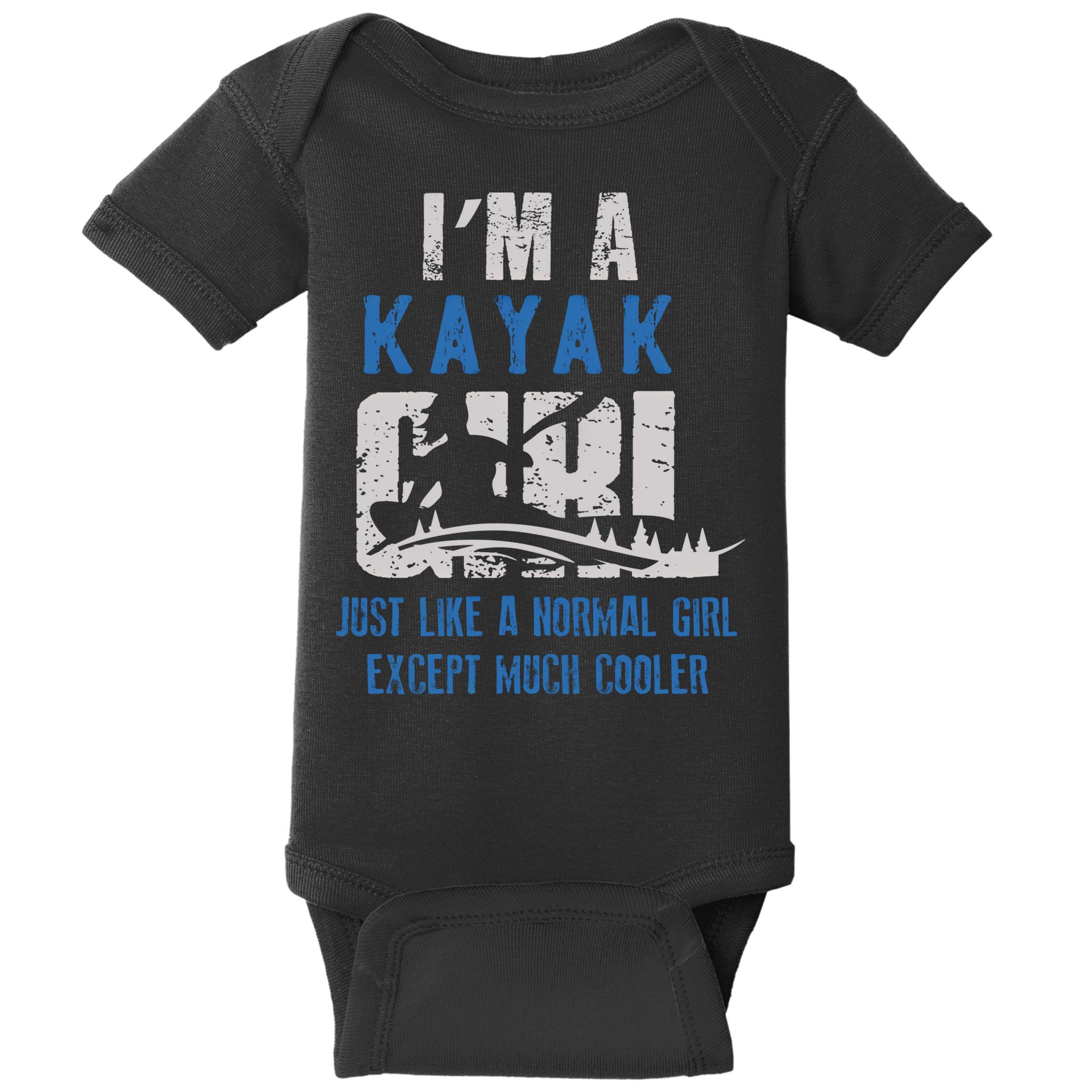 Cool Kayak Kayaking Boating Yak Water Sports Lover Gift Baby Bodysuit