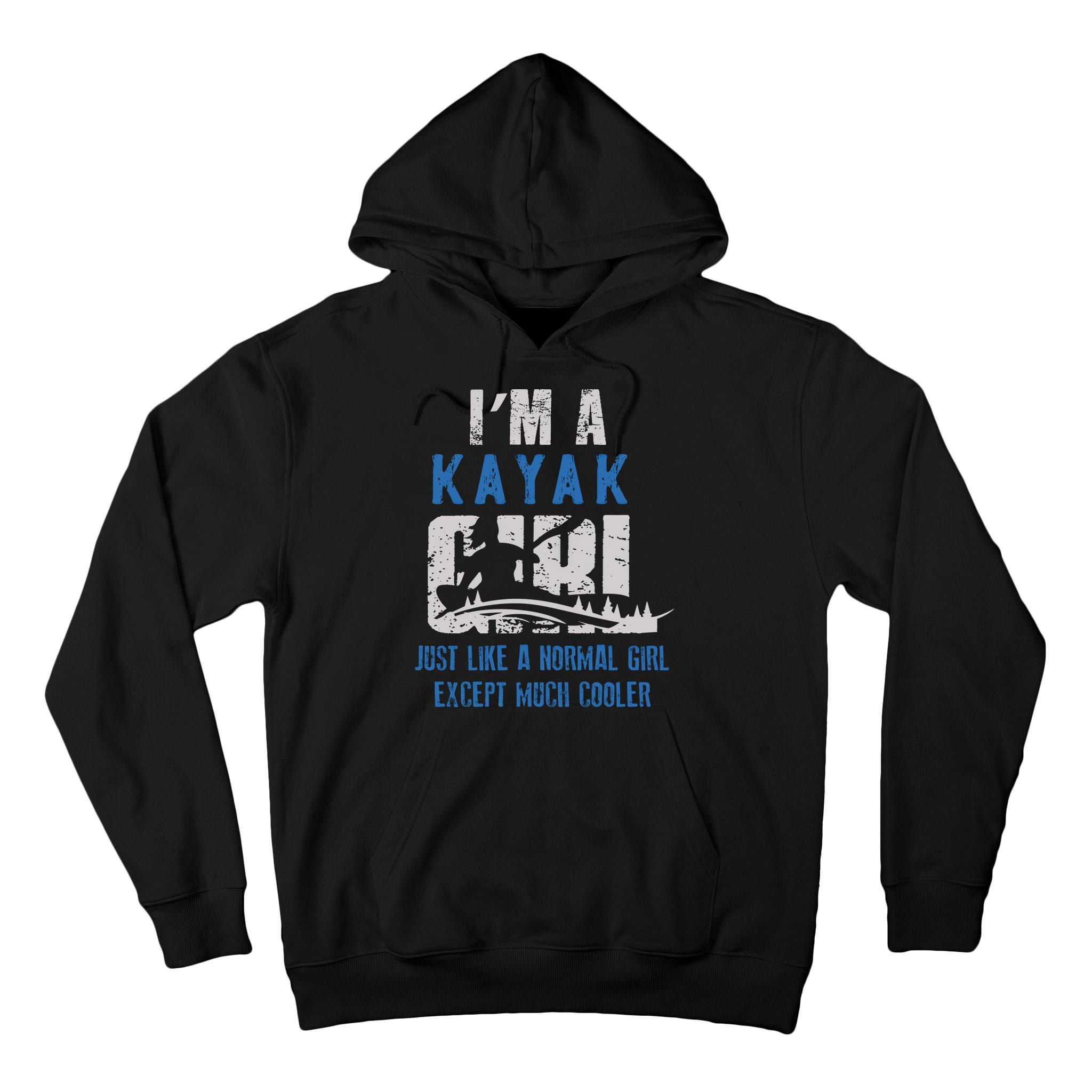 Cool Kayak Kayaking Boating Yak Water Sports Lover Gift Tall Hoodie