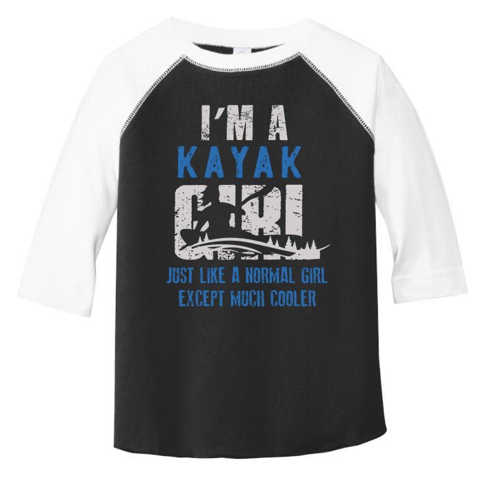 Cool Kayak Kayaking Boating Yak Water Sports Lover Gift Toddler Fine Jersey T-Shirt