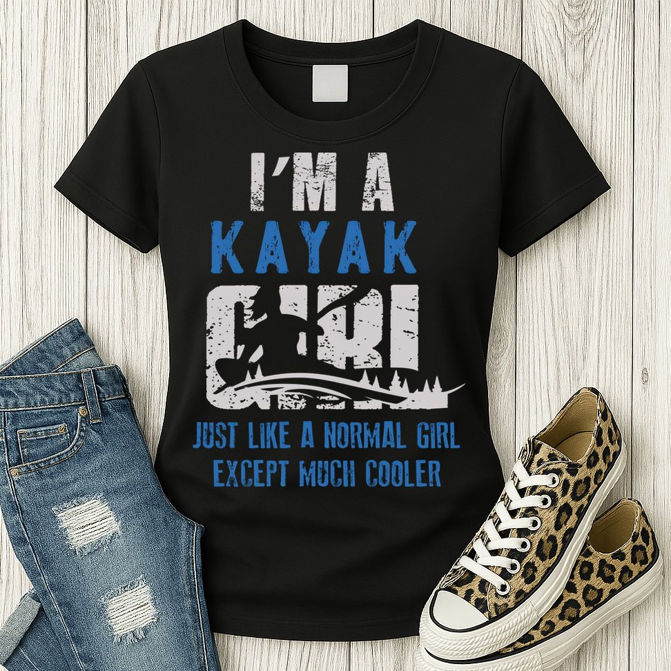 Cool Kayak Kayaking Boating Yak Water Sports Lover Gift Womens T-Shirt