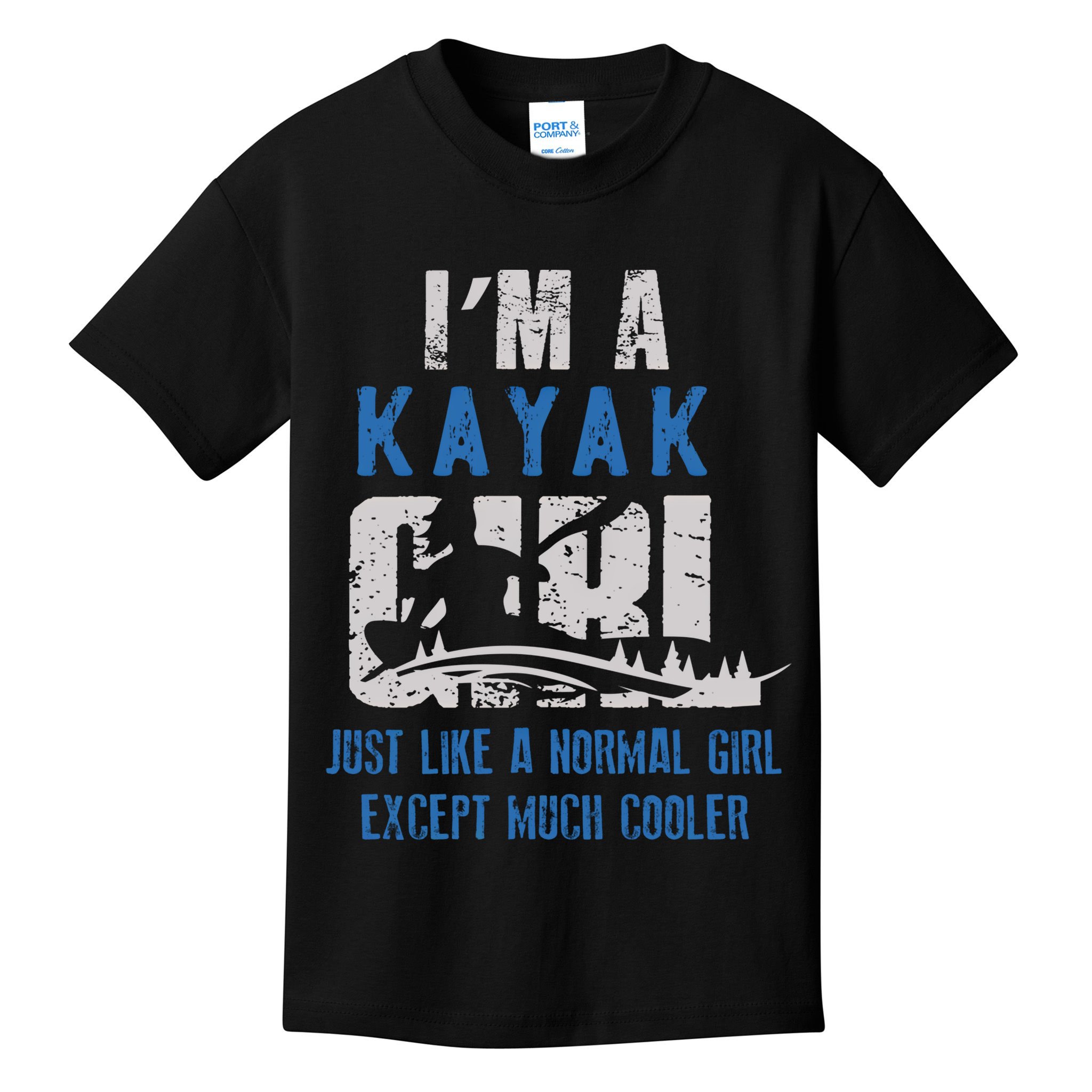 Cool Kayak Kayaking Boating Yak Water Sports Lover Gift Kids T-Shirt