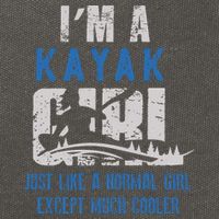 Cool Kayak Kayaking Boating Yak Water Sports Lover Gift Cotton Canvas Backpack