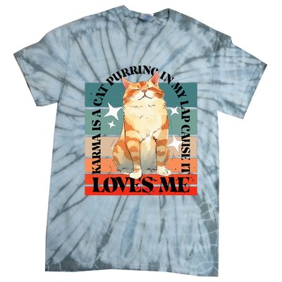 Cat Karma Loves Me Tie-Dye T-Shirt