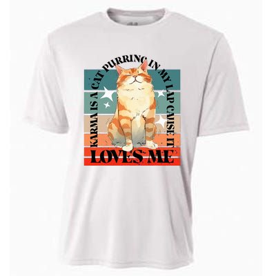 Cat Karma Loves Me Cooling Performance Crew T-Shirt