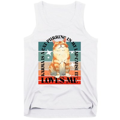 Cat Karma Loves Me Tank Top