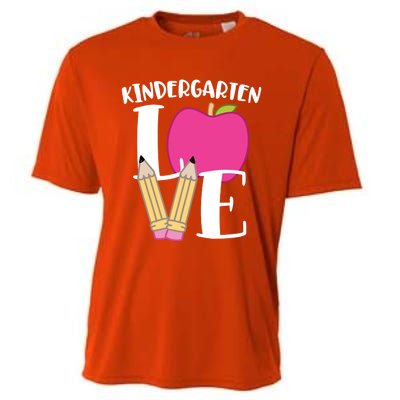 Cute Kindergarten Love Design For Kindergarten Teachers Cute Gift Cooling Performance Crew T-Shirt