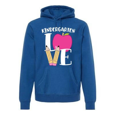 Cute Kindergarten Love Design For Kindergarten Teachers Cute Gift Premium Hoodie