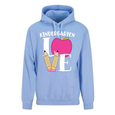 Cute Kindergarten Love Design For Kindergarten Teachers Cute Gift Unisex Surf Hoodie