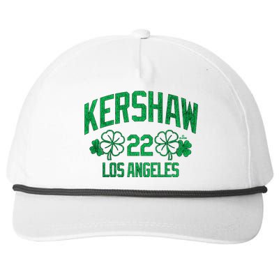 Clayton Kershaw Los Angeles Baseball St PatrickS Shamrock Meaningful Gift Snapback Five-Panel Rope Hat