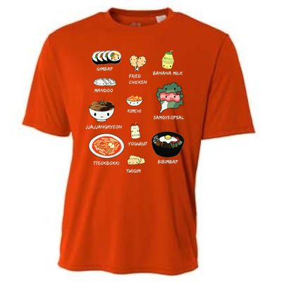 Cute Korean Lunch Shirts Bibimbap And More Cooling Performance Crew T-Shirt