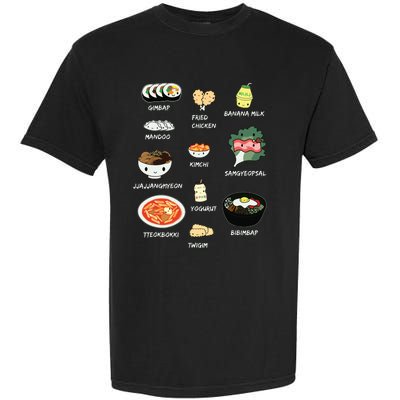 Cute Korean Lunch Shirts Bibimbap And More Garment-Dyed Heavyweight T-Shirt