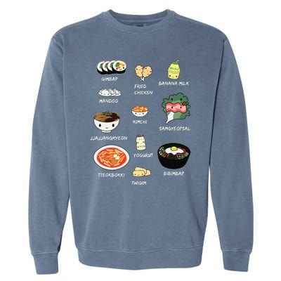 Cute Korean Lunch Shirts Bibimbap And More Garment-Dyed Sweatshirt