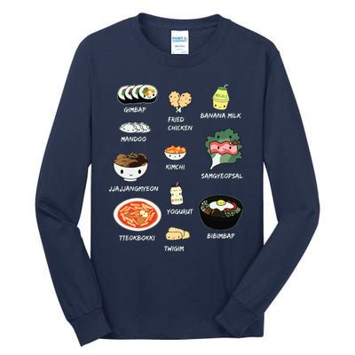 Cute Korean Lunch Shirts Bibimbap And More Tall Long Sleeve T-Shirt