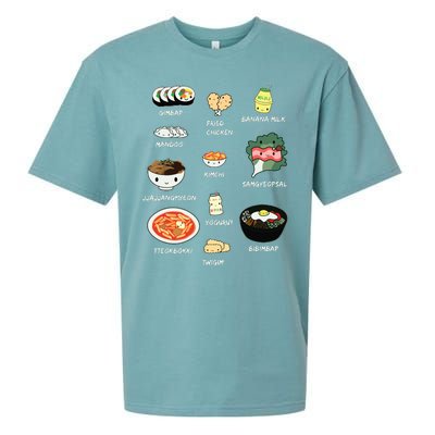 Cute Korean Lunch Shirts Bibimbap And More Sueded Cloud Jersey T-Shirt