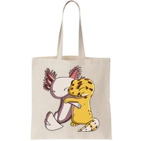 Cute Kawaii Leopard Gecko Hugging Axolotl Funny Bag